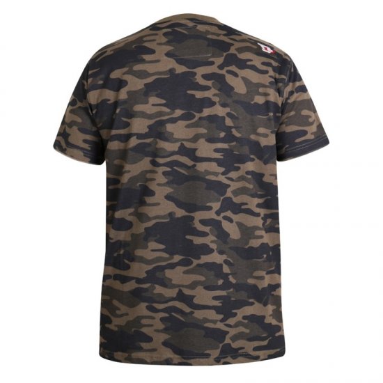 D555 Thompson T-shirt Jungle Camo - T-skjorter - Store T-skjorter - 2XL-14XL
