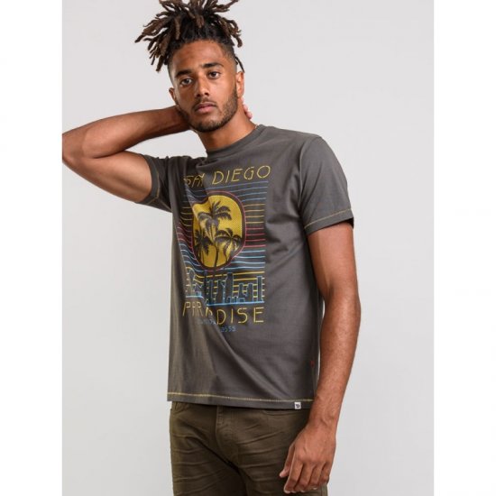 D555 Stanley T-shirt Khaki - T-skjorter - Store T-skjorter - 2XL-14XL