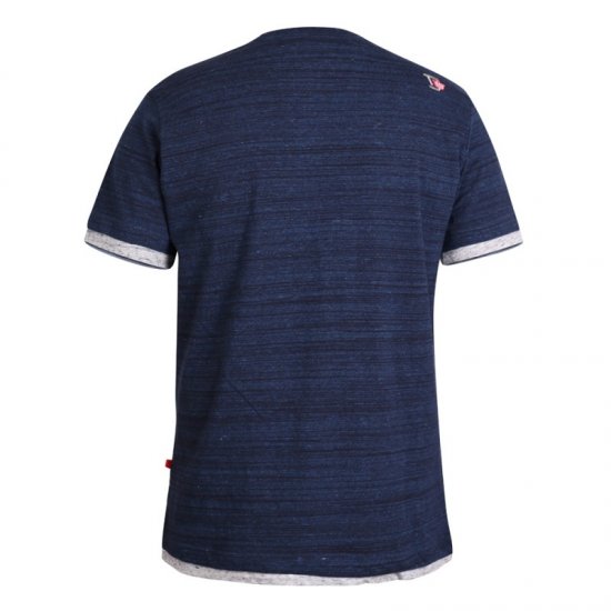D555 Finn T-shirt Navy - T-skjorter - Store T-skjorter - 2XL-14XL