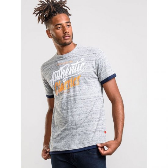 D555 Finn T-shirt Grey - T-skjorter - Store T-skjorter - 2XL-14XL