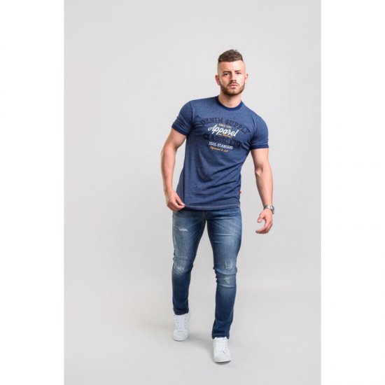 D555 Kody T-shirt Navy - T-skjorter - Store T-skjorter - 2XL-14XL