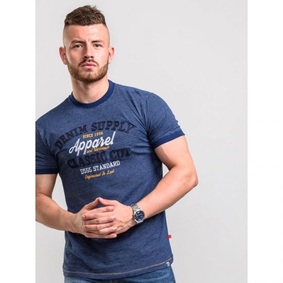 D555 Kody T-shirt Navy - T-skjorter - Store T-skjorter - 2XL-14XL
