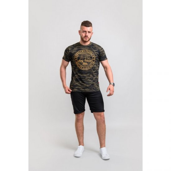 D555 Thompson T-shirt Jungle Camo - T-skjorter - Store T-skjorter - 2XL-14XL