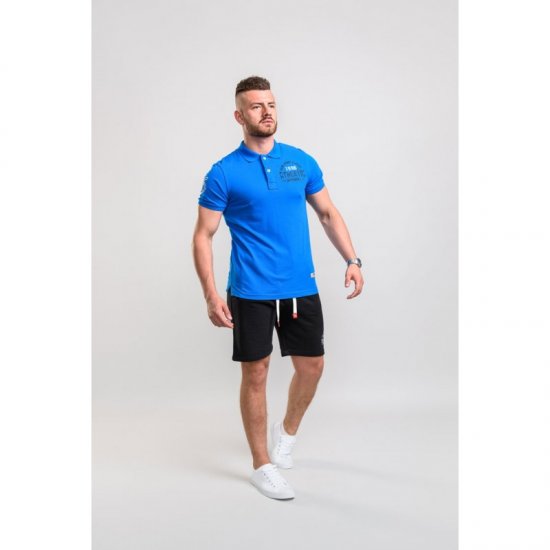 D555 Parker Polo Blue - Polo- & piqueskjorter - Poloskjorte i store størrelser - 2XL-8XL