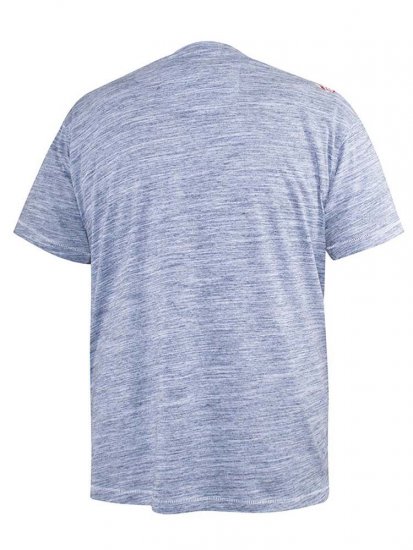 D555 Hobart LA Printed T-Shirt Blue - T-skjorter - Store T-skjorter - 2XL-14XL