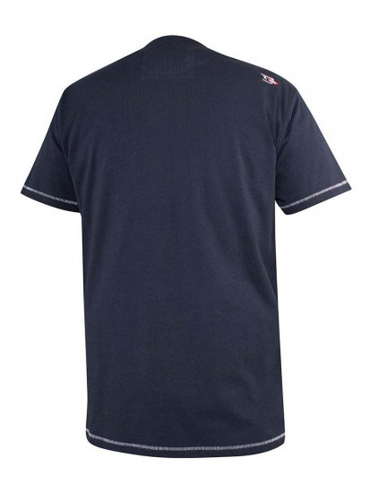 D555 Randwick San Francisco Printed T-Shirt Navy - T-skjorter - Store T-skjorter - 2XL-14XL