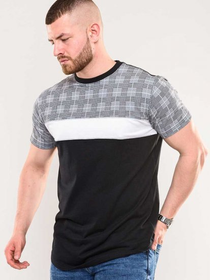 D555 Vista Couture Cut And Sew Curved Hem T-Shirt - T-skjorter - Store T-skjorter - 2XL-14XL