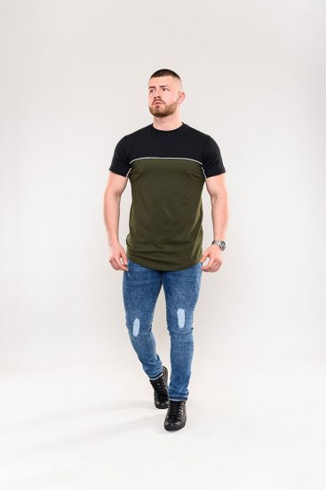 D555 Buckland Couture Cut And Sew Curved Hem T-Shirt - T-skjorter - Store T-skjorter - 2XL-14XL