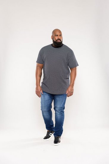 D555 Canton T-shirt Navy - T-skjorter - Store T-skjorter - 2XL-14XL