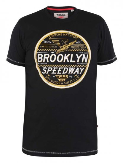 D555 Wadebridge Speedway Printed T-Shirt - T-skjorter - Store T-skjorter - 2XL-14XL