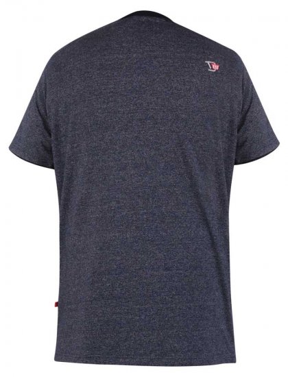 D555 Tiverton Printed Fine Stripe T-shirt - T-skjorter - Store T-skjorter - 2XL-14XL