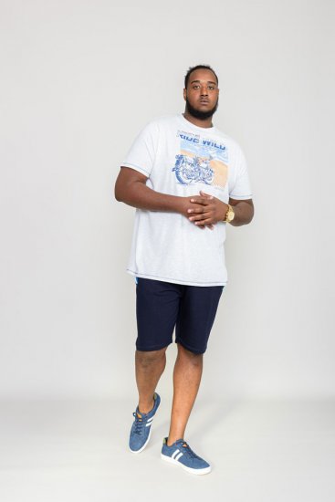 D555 LANGDON Printed T-Shirt - T-skjorter - Store T-skjorter - 2XL-14XL