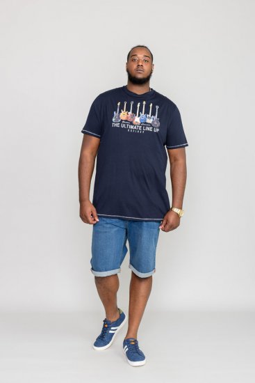 D555 PICKEMHAM Printed T-Shirt - T-skjorter - Store T-skjorter - 2XL-14XL