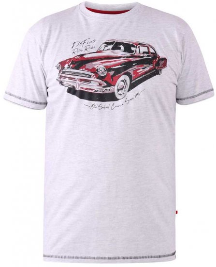 D555 LOUGHTON Old School Car T-Shirt - T-skjorter - Store T-skjorter - 2XL-14XL