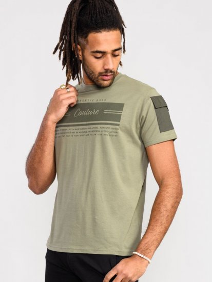 D555 Yarwell Printed T-Shirt With Sleeve Pocket - T-skjorter - Store T-skjorter - 2XL-14XL