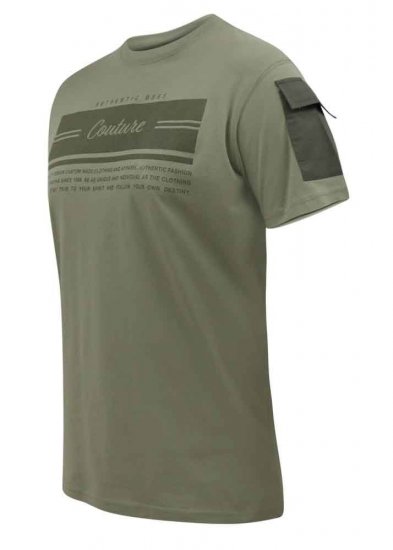 D555 Yarwell Printed T-Shirt With Sleeve Pocket - T-skjorter - Store T-skjorter - 2XL-14XL