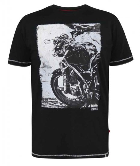 D555 Pinewood Photographic Bike Printed T-Shirt - T-skjorter - Store T-skjorter - 2XL-14XL