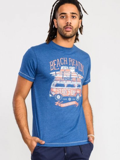 D555 Tavistock Official VW Surf'S Up Printed T-Shirt - T-skjorter - Store T-skjorter - 2XL-14XL