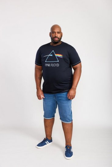 D555 Eclipse Official Pink Floyd Printed Crew Neck T-Shirt - T-skjorter - Store T-skjorter - 2XL-14XL