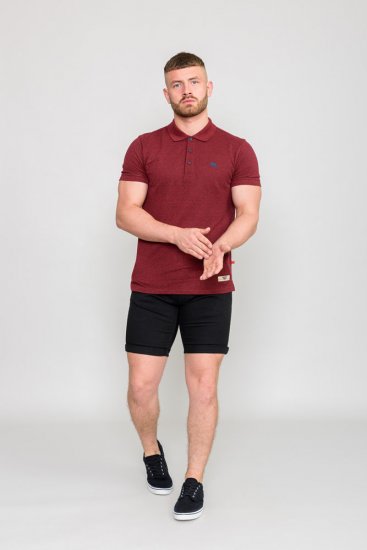D555 WINCHESTER Red Polo Shirt - Polo- & piqueskjorter - Poloskjorte i store størrelser - 2XL-8XL