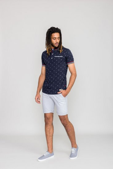 D555 SWINDON Print Polo Shirt - Polo- & piqueskjorter - Poloskjorte i store størrelser - 2XL-8XL