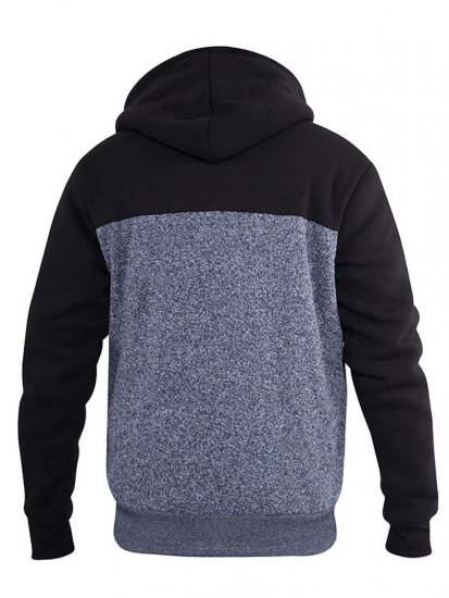 D555 Allen Zip Through Hoody With Sherpa Lining - Gensere og hettegensere - Store hettegensere - 2XL-14XL
