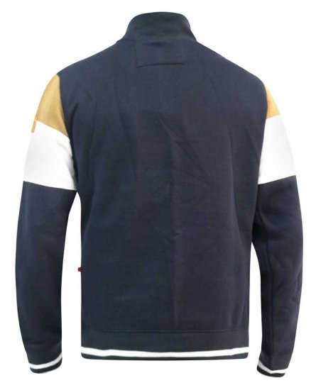 D555 Kenington Cut And Sew Half Zipper Sweatshirt - Gensere og hettegensere - Store hettegensere - 2XL-14XL