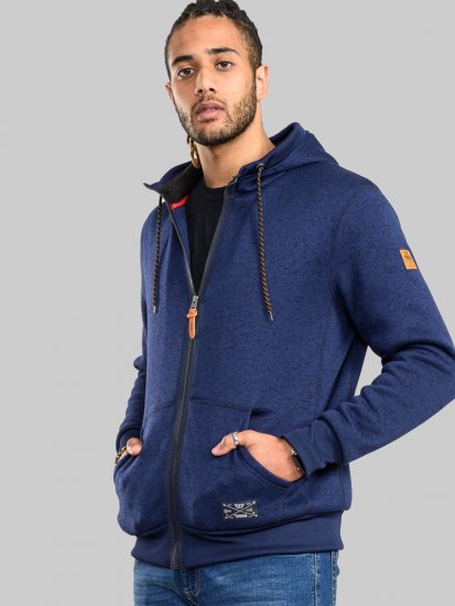 D555 Callington Hoodie With Sherpa Lining - Gensere og hettegensere - Store hettegensere - 2XL-14XL