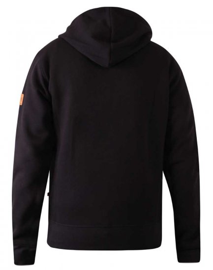 D555 Marble Full Zip Hoodie Black - Gensere og hettegensere - Store hettegensere - 2XL-14XL