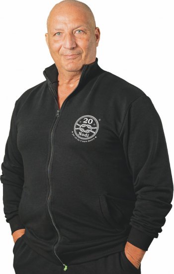 20 Nodi Grecale Gym Jacket Black - Gensere og hettegensere - Store hettegensere - 2XL-14XL