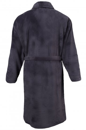 JP1880 Bathrobe with Spacious Patch Pockets Grey - Undertøy & badetøy - Undertøy store størrelser 