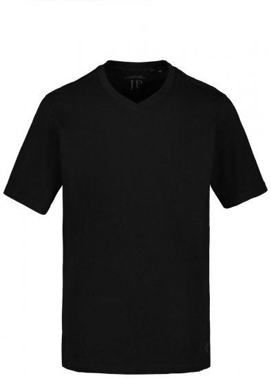 JP1880 702415 T-skjorte med V-hals Svart - T-skjorter - Store T-skjorter - 2XL-14XL