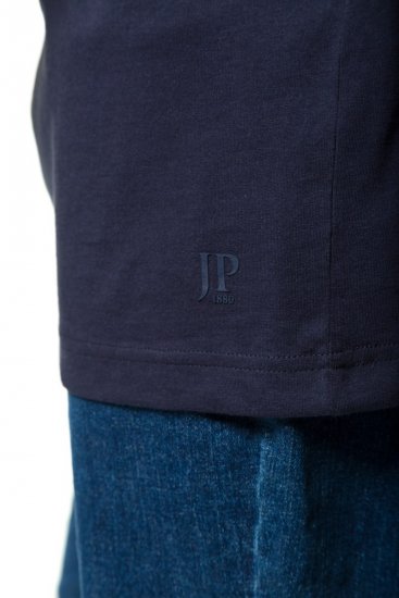 JP1880 702415 T-skjorte med V-hals Mørkeblå - T-skjorter - Store T-skjorter - 2XL-14XL