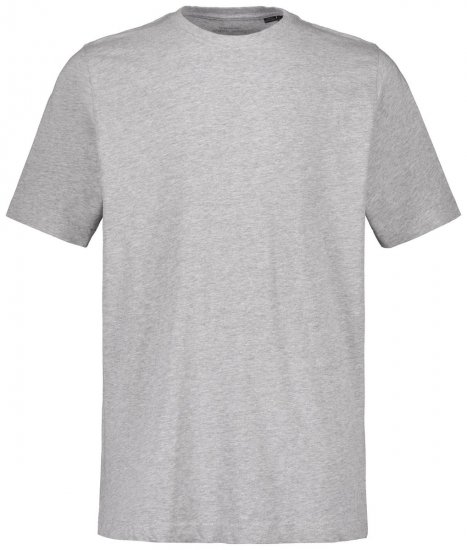 JP1880 702558 T-skjorte med rund hals Gråmelert - T-skjorter - Store T-skjorter - 2XL-14XL