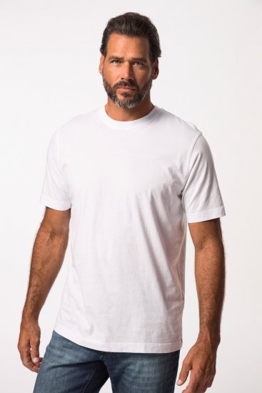 JP1880 702558 T-skjorte med rund hals Hvit - T-skjorter - Store T-skjorter - 2XL-14XL