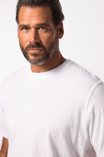 JP1880 702558 T-skjorte med rund hals Hvit - T-skjorter - Store T-skjorter - 2XL-14XL