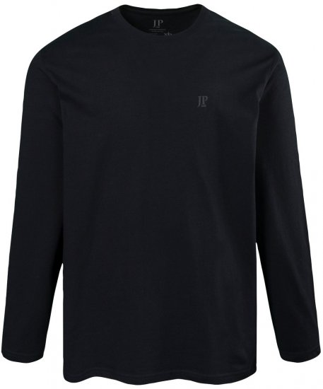 JP1880 702559 Langermet T-skjorte Svart - T-skjorter - Store T-skjorter - 2XL-14XL