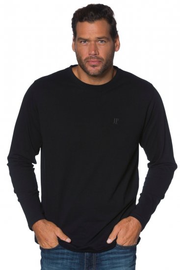 JP1880 702559 Langermet T-skjorte Svart - T-skjorter - Store T-skjorter - 2XL-14XL