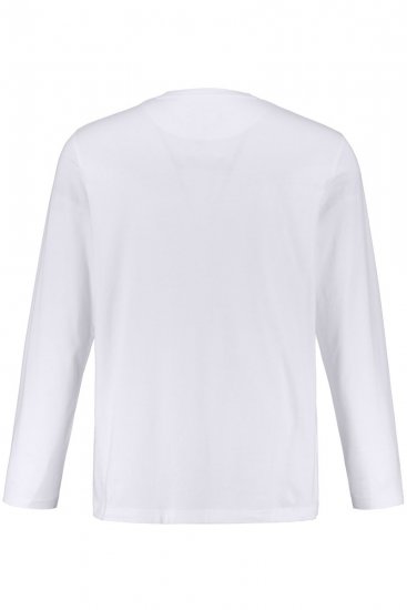 JP1880 702559 Langermet T-skjorte Hvit - T-skjorter - Store T-skjorter - 2XL-14XL