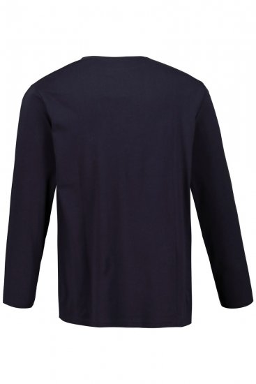 JP1880 702559 Langermet T-skjorte Mørkeblå - T-skjorter - Store T-skjorter - 2XL-14XL