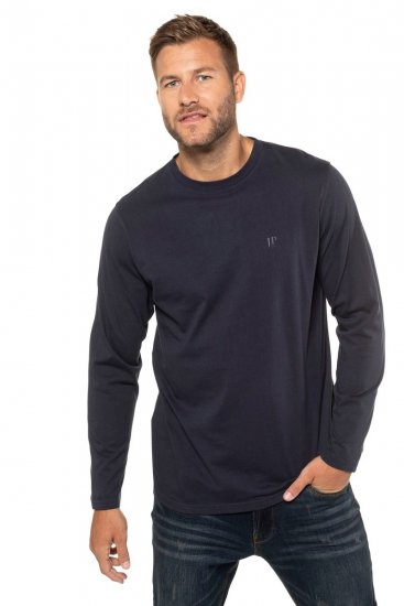 JP1880 702559 Langermet T-skjorte Mørkeblå - T-skjorter - Store T-skjorter - 2XL-14XL