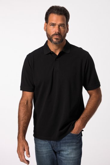 JP1880 702560 Pikégenser i bomull Svart - Polo- & piqueskjorter - Poloskjorte i store størrelser - 2XL-8XL