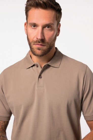 JP1880 702560 Pikéskjorte Gråbrun - Polo- & piqueskjorter - Poloskjorte i store størrelser - 2XL-8XL