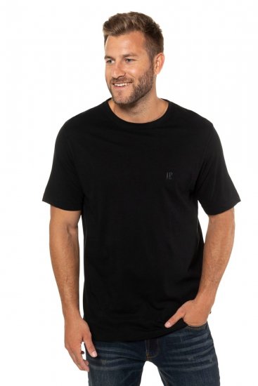 JP1880 702637 T-skjorte med rund hals 2-pakning Svart - T-skjorter - Store T-skjorter - 2XL-14XL
