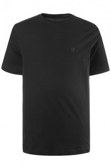 JP1880 702637 T-skjorte med rund hals 2-pakning Svart - T-skjorter - Store T-skjorter - 2XL-14XL