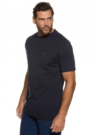 JP1880 702637 T-skjorte med rund hals 2-pakning Mørkeblå - T-skjorter - Store T-skjorter - 2XL-14XL