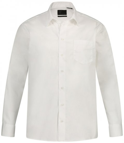 JP1880 703633 Langermet Business-skjorte Hvit - Skjorter - Store skjorter - 2XL-8XL
