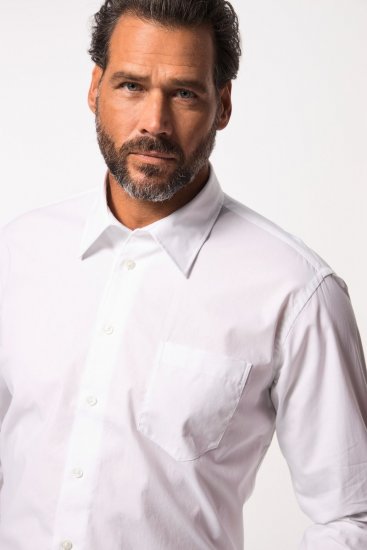 JP1880 703633 Langermet Business-skjorte Hvit - Skjorter - Store skjorter - 2XL-8XL