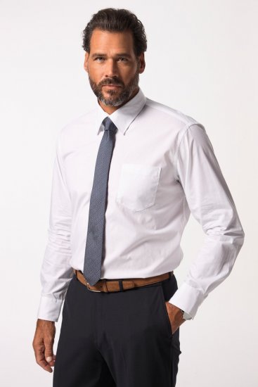 JP1880 703633 Langermet Business-skjorte Hvit - Skjorter - Store skjorter - 2XL-8XL