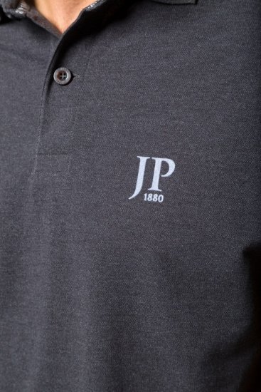 JP1880 704317 Pikéskjorte 2-pakning Koksgrå - Polo- & piqueskjorter - Poloskjorte i store størrelser - 2XL-8XL